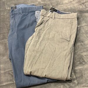 Banana Republic Men's Chinos & Dress Pants - Blue and Gray